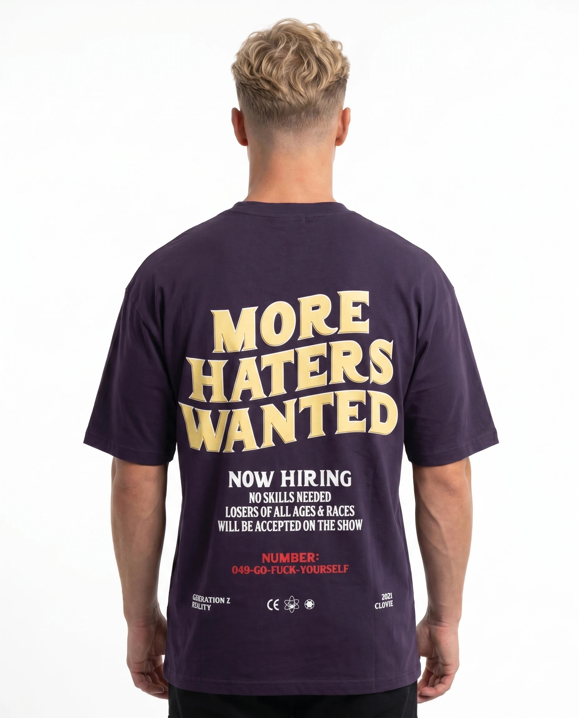 More Haters Wanted Oversized Tee - Detailansicht 3