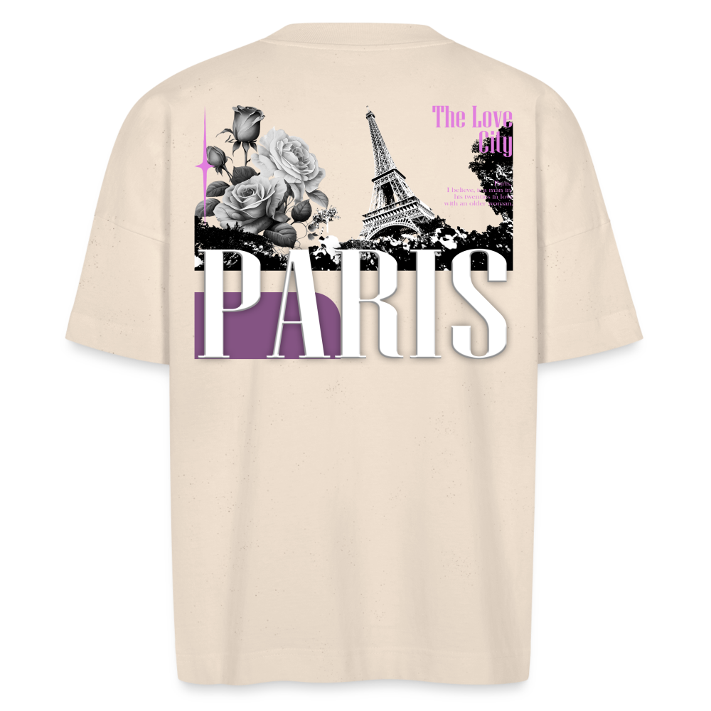 Paris - Oversized Tee - Naturweiß